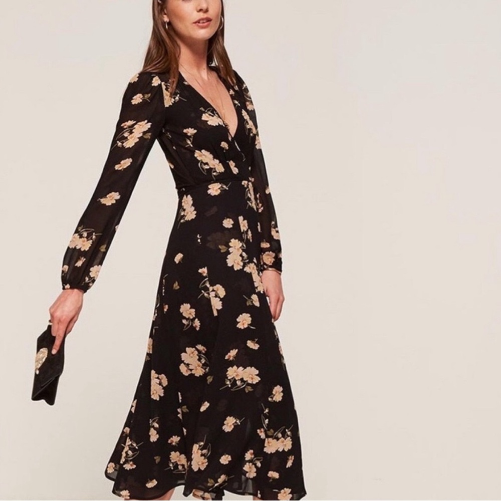 Reformation Chelsea Wrap dress PRICE DROP!